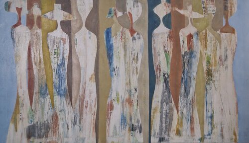 Smalltalk par Friedrich Wurm, Peinture en vente sur Singulart