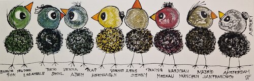 Airport par Friedrich Wurm, Peinture en vente sur Singulart