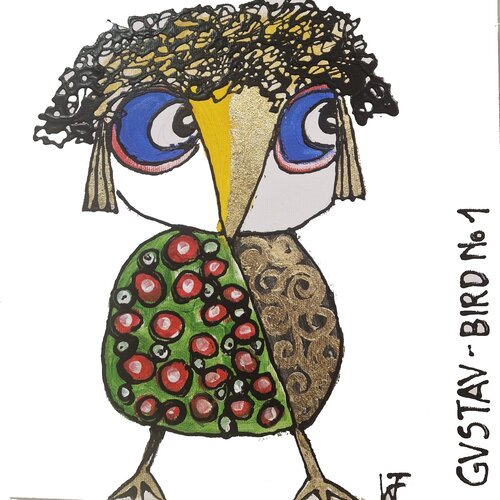 Gustav -Bird No 1 di Friedrich Wurm, Pittura in vendita su Singulart