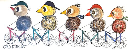 Giro d `Italia par Friedrich Wurm, Peinture en vente sur Singulart