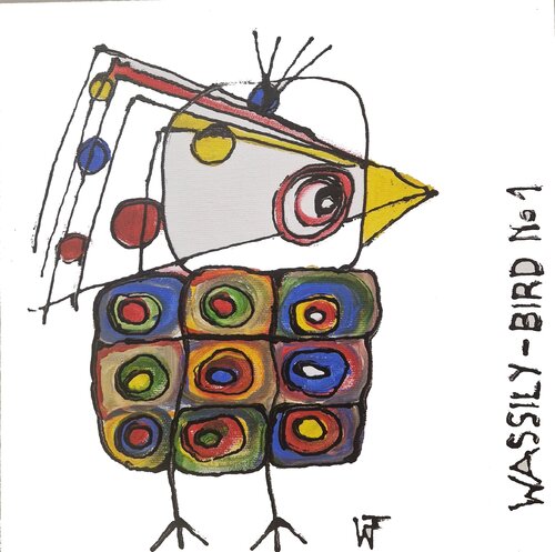 Wassily -Bird No 1 di Friedrich Wurm, Pittura in vendita su Singulart