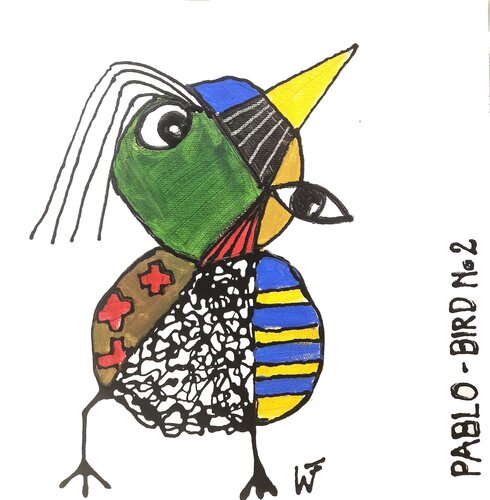 Pablo -Bird No 2 di Friedrich Wurm, Pittura in vendita su Singulart