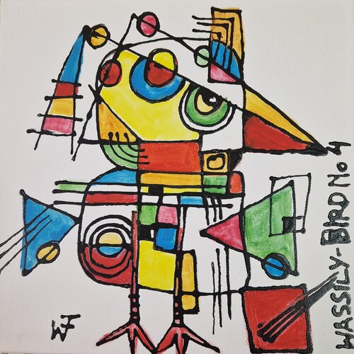 Wassily-Bird No 4 par Friedrich Wurm, Peinture en vente sur Singulart