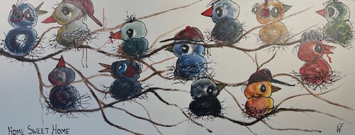 Home Sweet Home par Friedrich Wurm, Peinture en vente sur Singulart