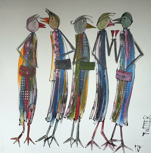 Twitter di Friedrich Wurm, Pittura in vendita su Singulart