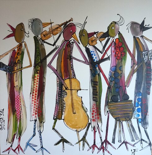 The Birds di Friedrich Wurm, Pittura in vendita su Singulart