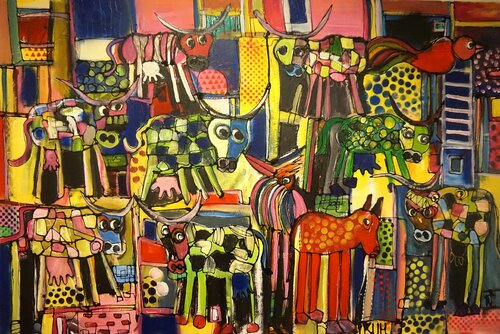 I Kuh di Friedrich Wurm, Pittura in vendita su Singulart