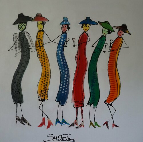 Shoes par Friedrich Wurm, Peinture en vente sur Singulart