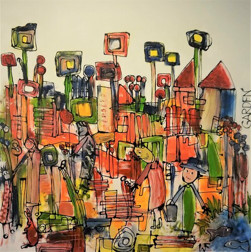 Garden par Friedrich Wurm, Peinture en vente sur Singulart