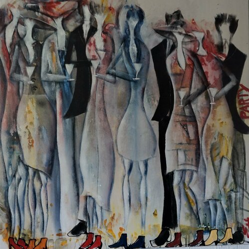 Party par Friedrich Wurm, Peinture en vente sur Singulart