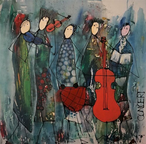 Concert di Friedrich Wurm, Pittura in vendita su Singulart