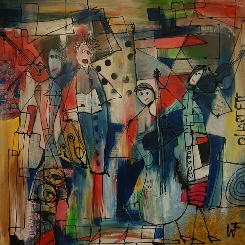 Quartett di Friedrich Wurm, Pittura in vendita su Singulart