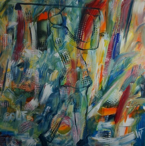 Golf di Friedrich Wurm, Pittura in vendita su Singulart