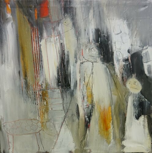 Mother and Child di Friedrich Wurm, Pittura in vendita su Singulart