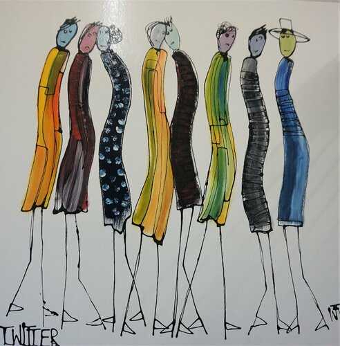 Twitter di Friedrich Wurm, Pittura in vendita su Singulart