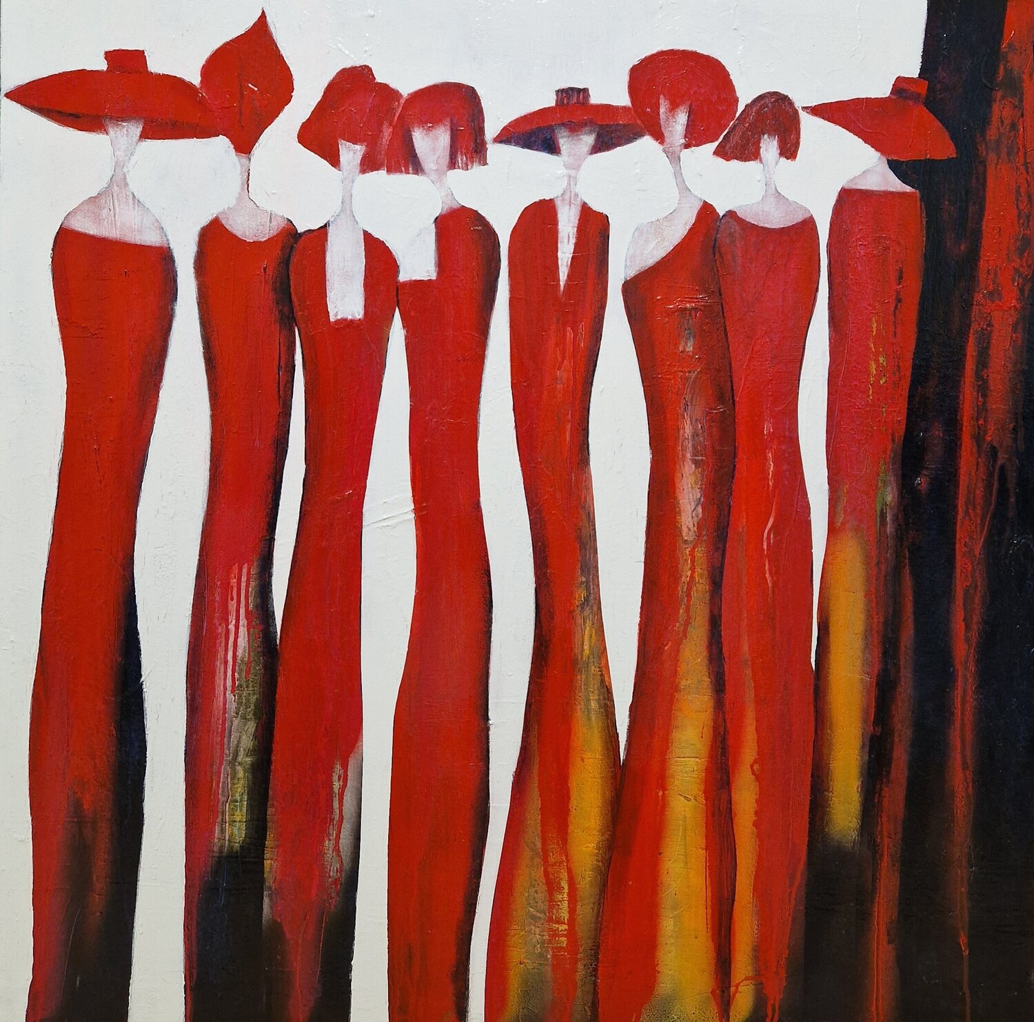 Ladies in Red Friedrich Wurm