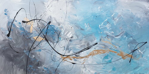 Lightning par Gabriela Azar Schreiner, Peinture en vente sur Singulart