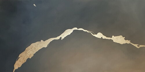 SPACE  (Gold leaf) Gabriela Azar Schreiner