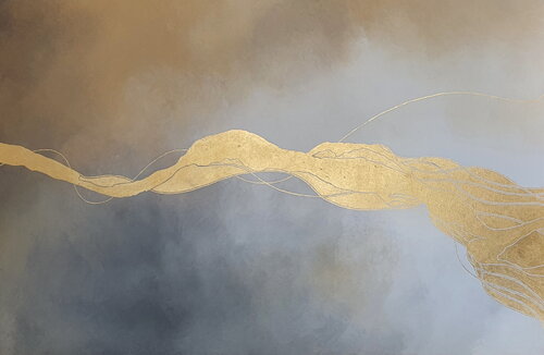 Aurora australis par Gabriela Azar Schreiner, Peinture en vente sur Singulart