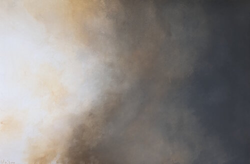 Golden Haze par Gabriela Azar Schreiner, Peinture en vente sur Singulart
