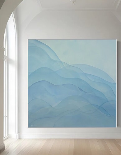 Floating in Tranquility by Gabriela Azar Schreiner, Painting for Sale on Singulart