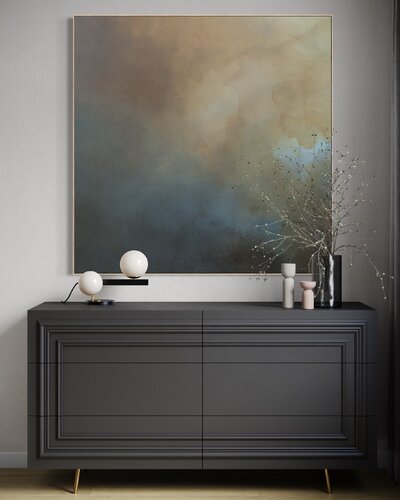 Atmosphere by Gabriela Azar Schreiner, Painting for Sale on Singulart