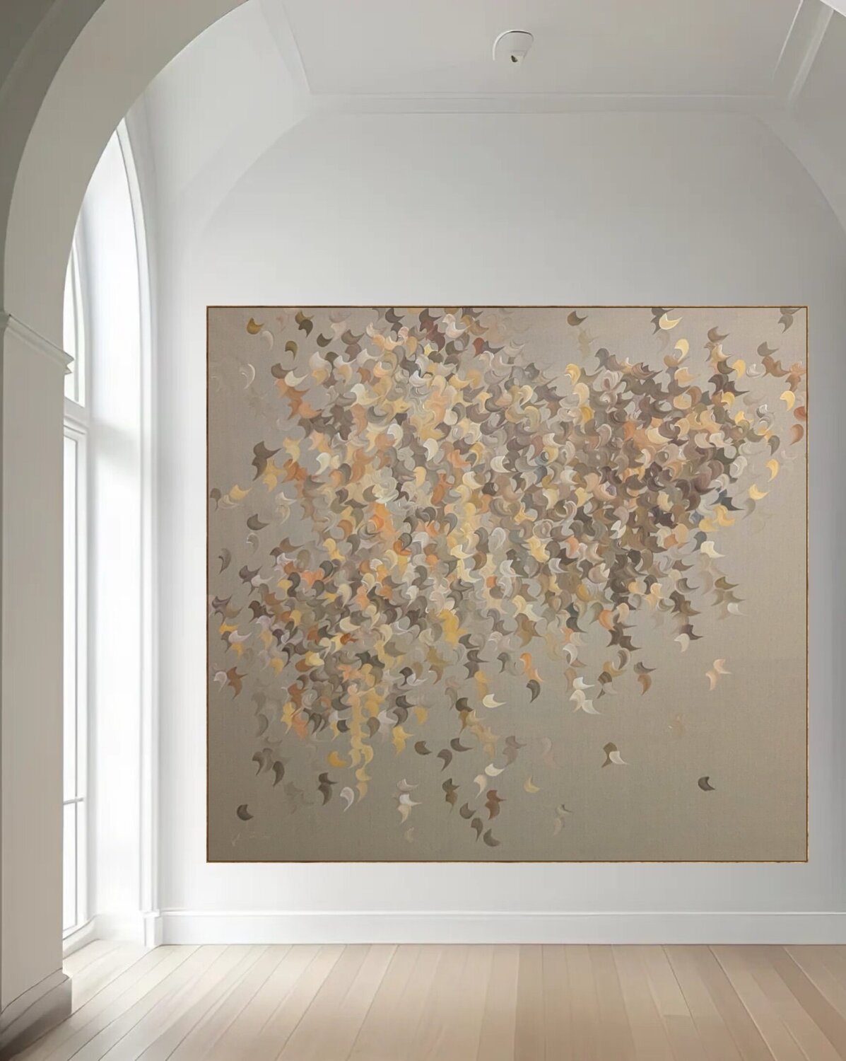 Carried by the Wind Gabriela Azar Schreiner Originalgemälde zu verkaufen