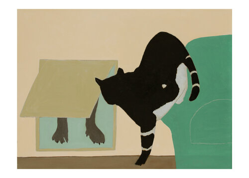 Who's There? by Lee Heinen, Painting for Sale on Singulart