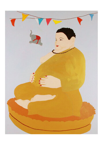 Roadside Buddha von Lee Heinen, Malerei kaufen auf Singulart