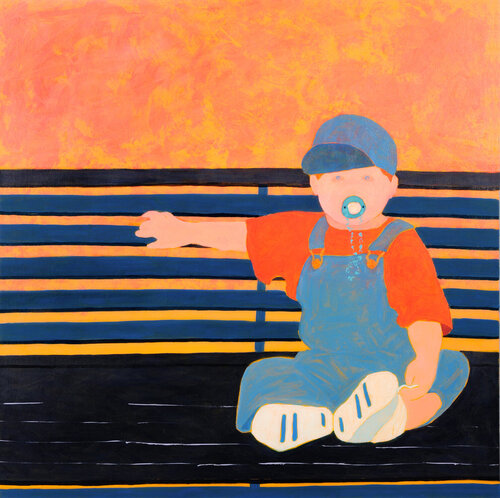 Blue Boy by Lee Heinen, Painting for Sale on Singulart