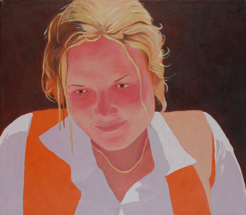 Sizing it Up di Lee Heinen, Pittura in vendita su Singulart