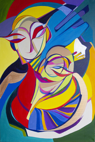 God Mother van Olja Mesec, Schilderij te koop op Singulart