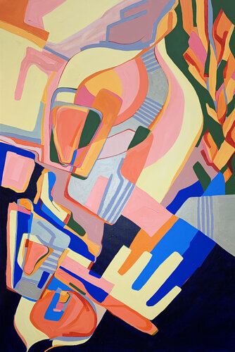 The Castle between Heaven and Earth de Olja Mesec, Pintura a la venta en Singulart