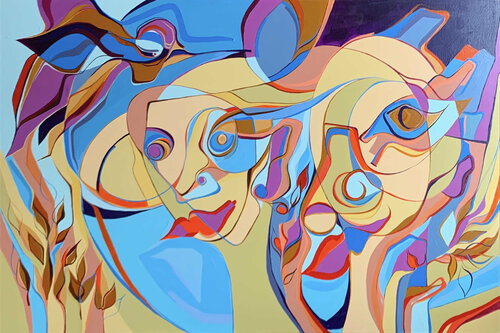 Summer Wave de Olja Mesec, Pintura a la venta en Singulart