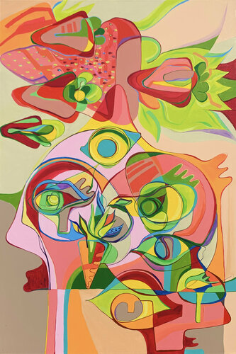 Strawberry Land von Olja Mesec, Malerei kaufen auf Singulart