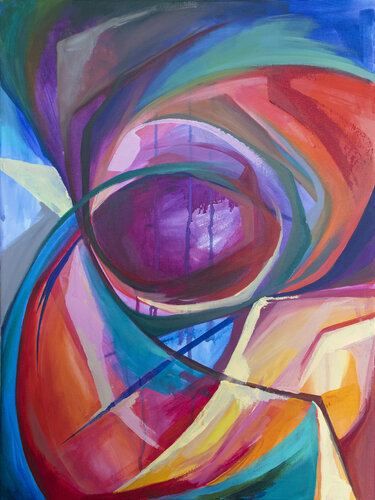 Cosmos is looking van Olja Mesec, Schilderij te koop op Singulart