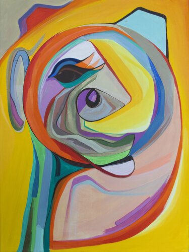 Black Bird Eye de Olja Mesec, Pintura a la venta en Singulart