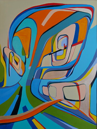 The Escape de Olja Mesec, Pintura a la venta en Singulart