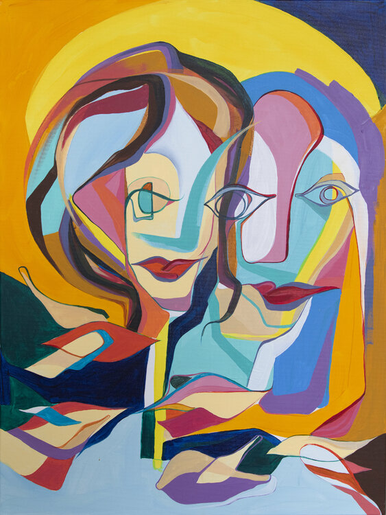 Two sisters Olja Mesec