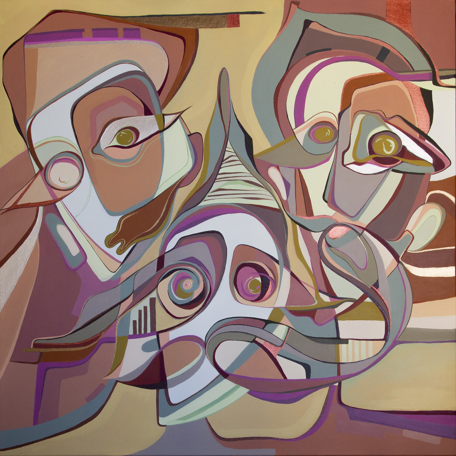The three musketeers Olja Mesec