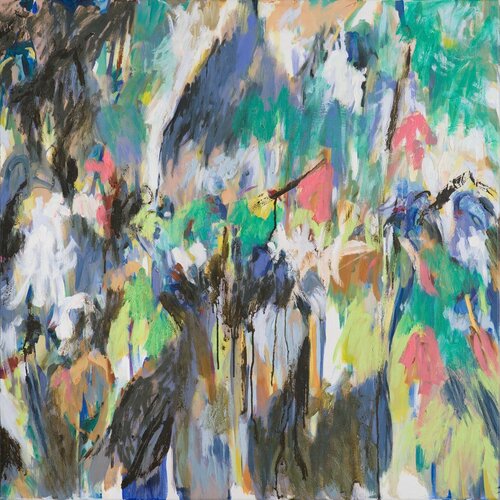 Au jardin 2 de Stéphanie Bocquet, Pintura a la venta en Singulart
