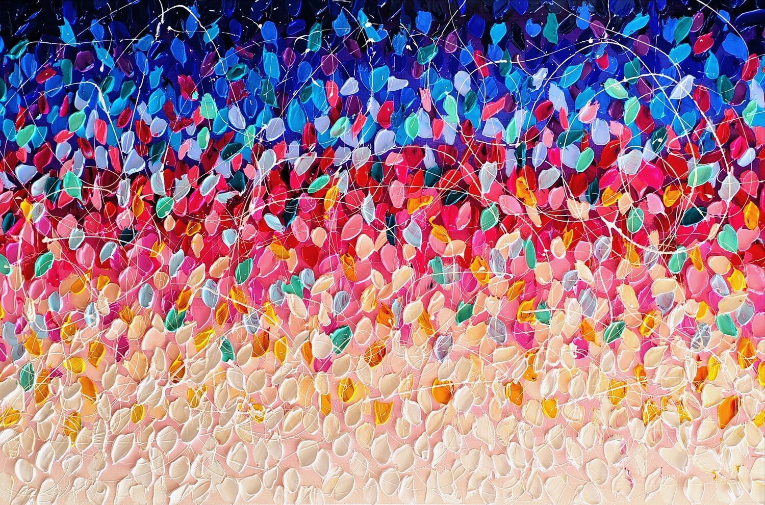 Colorful emotion - colorful abstract painting by Aliaksandra