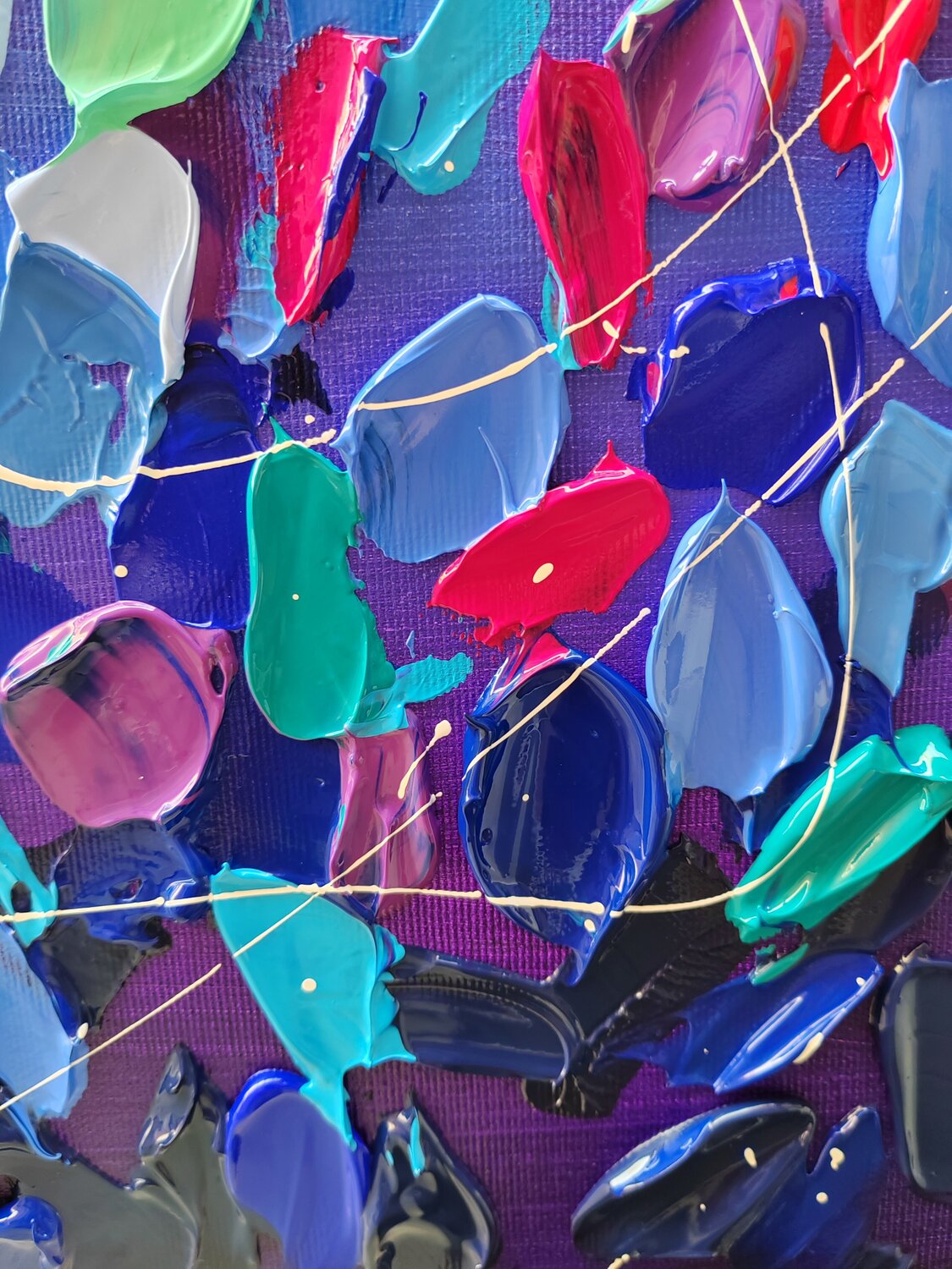 Colorful emotion - colorful abstract painting by Aliaksandra