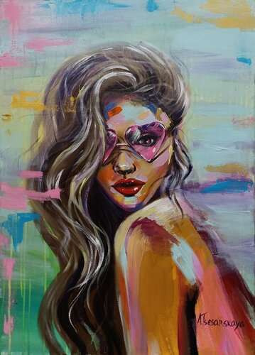Sunglasses de Aliaksandra Tsesarskaya, Pintura a la venta en Singulart