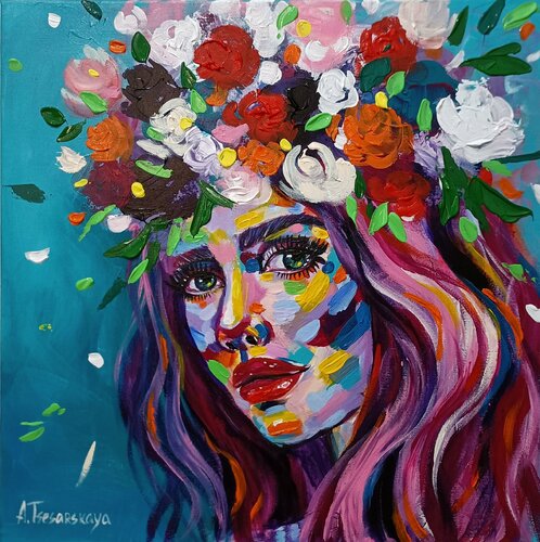 Frequency van Aliaksandra Tsesarskaya, Schilderij te koop op Singulart