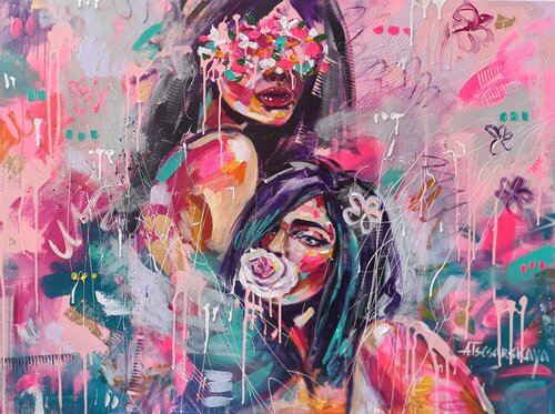 Mystery par Aliaksandra Tsesarskaya, Peinture en vente sur Singulart