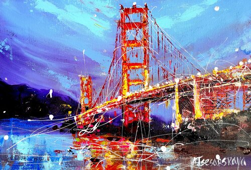 Golden Gate bridge - San Francisco Aliaksandra Tsesarskaya