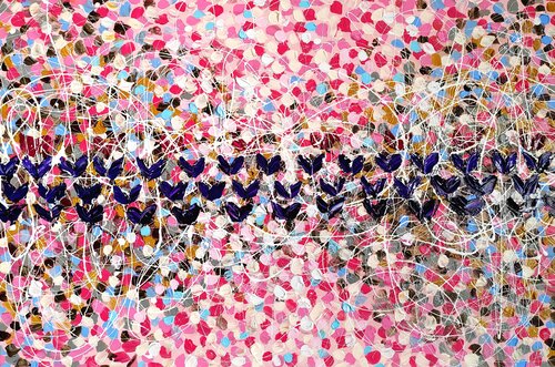 Love in the air - abstract hearts Aliaksandra Tsesarskaya