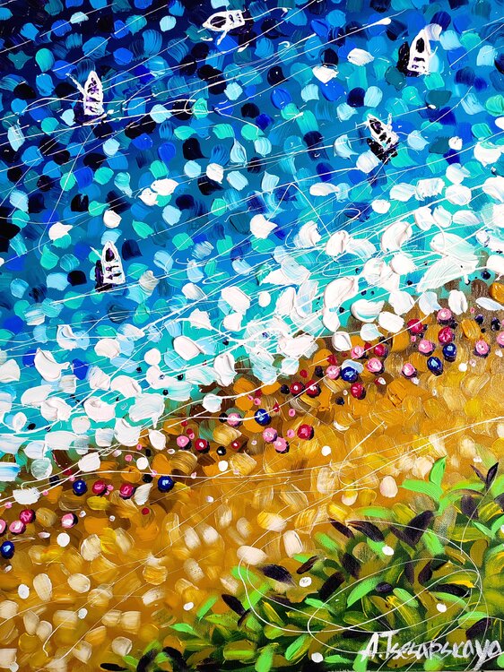 Summer breeze - seascape Aliaksandra Tsesarskaya