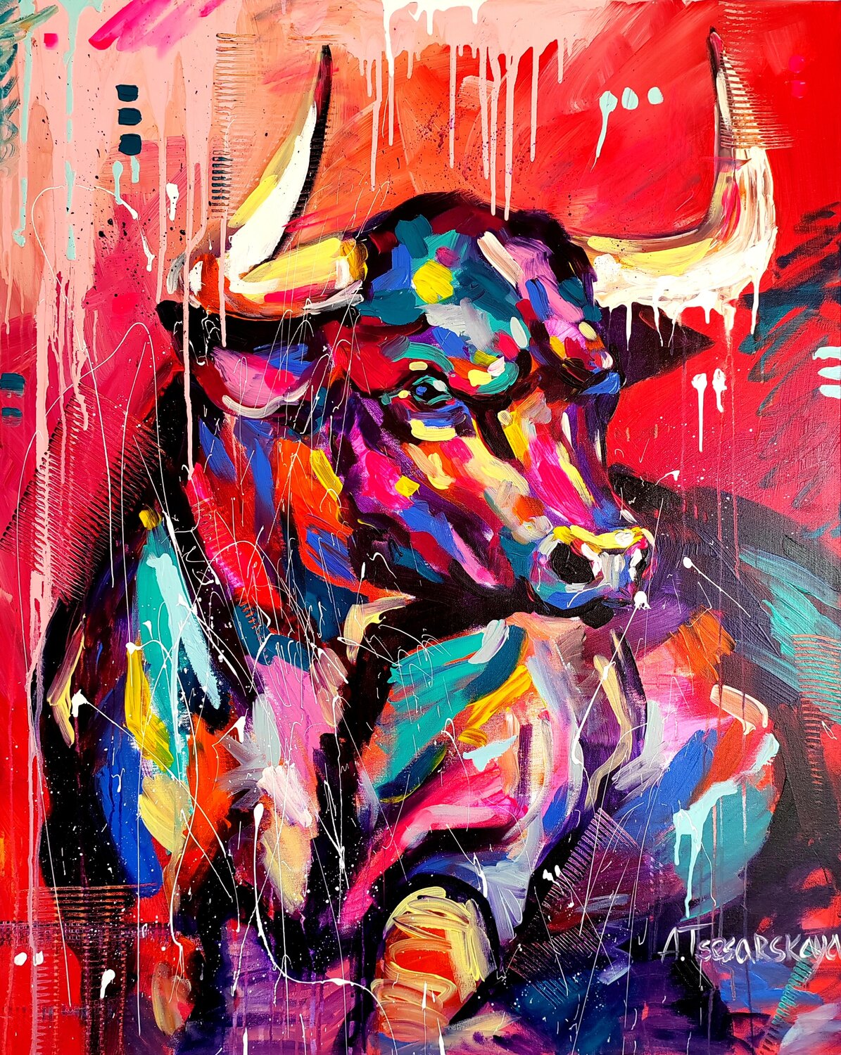 Bull Aliaksandra Tsesarskaya